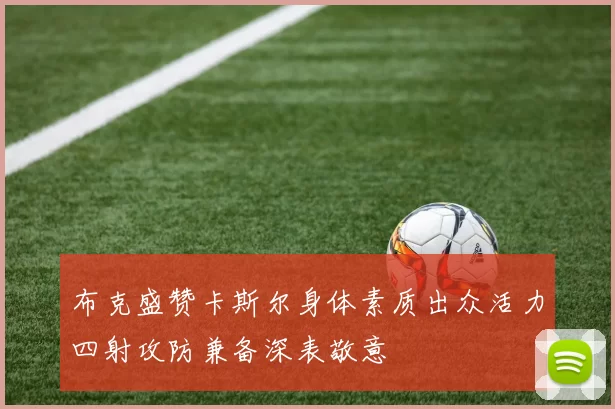 布克盛赞卡斯尔身体素质出众活力四射攻防兼备深表敬意